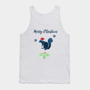 Merry Christmas - Squirrel Tank Top